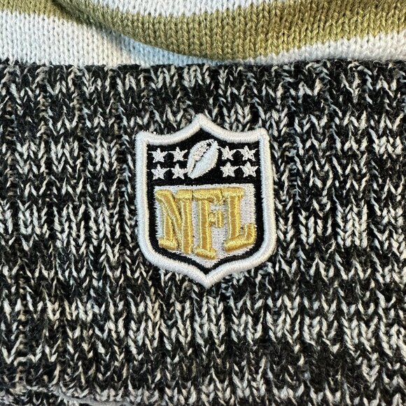 New Orleans Saints New Era Winter Knit Hat Beanie Fleece Lined One Size NWT - Picture 3 of 7
